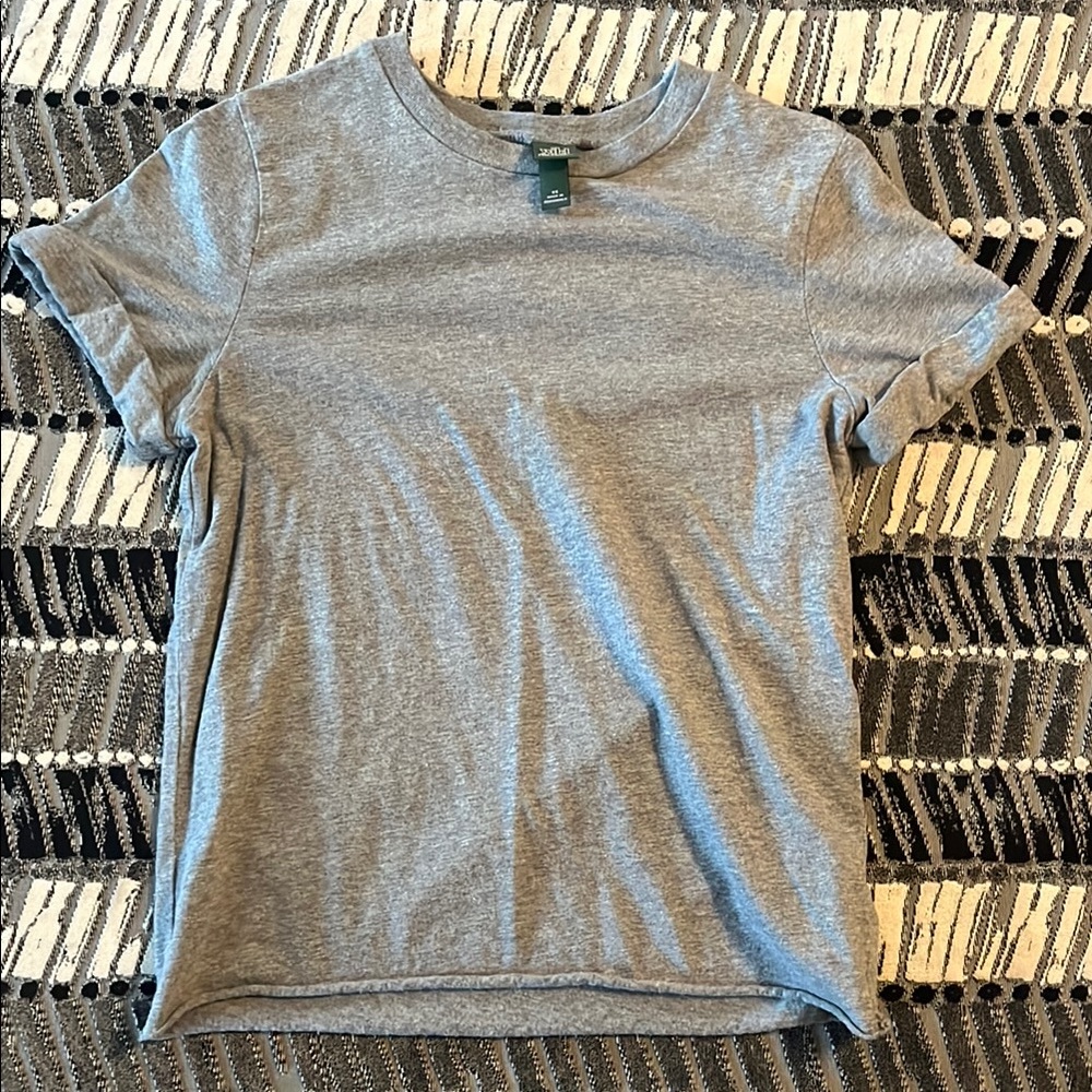 Gray Crew Neck T-Shirt